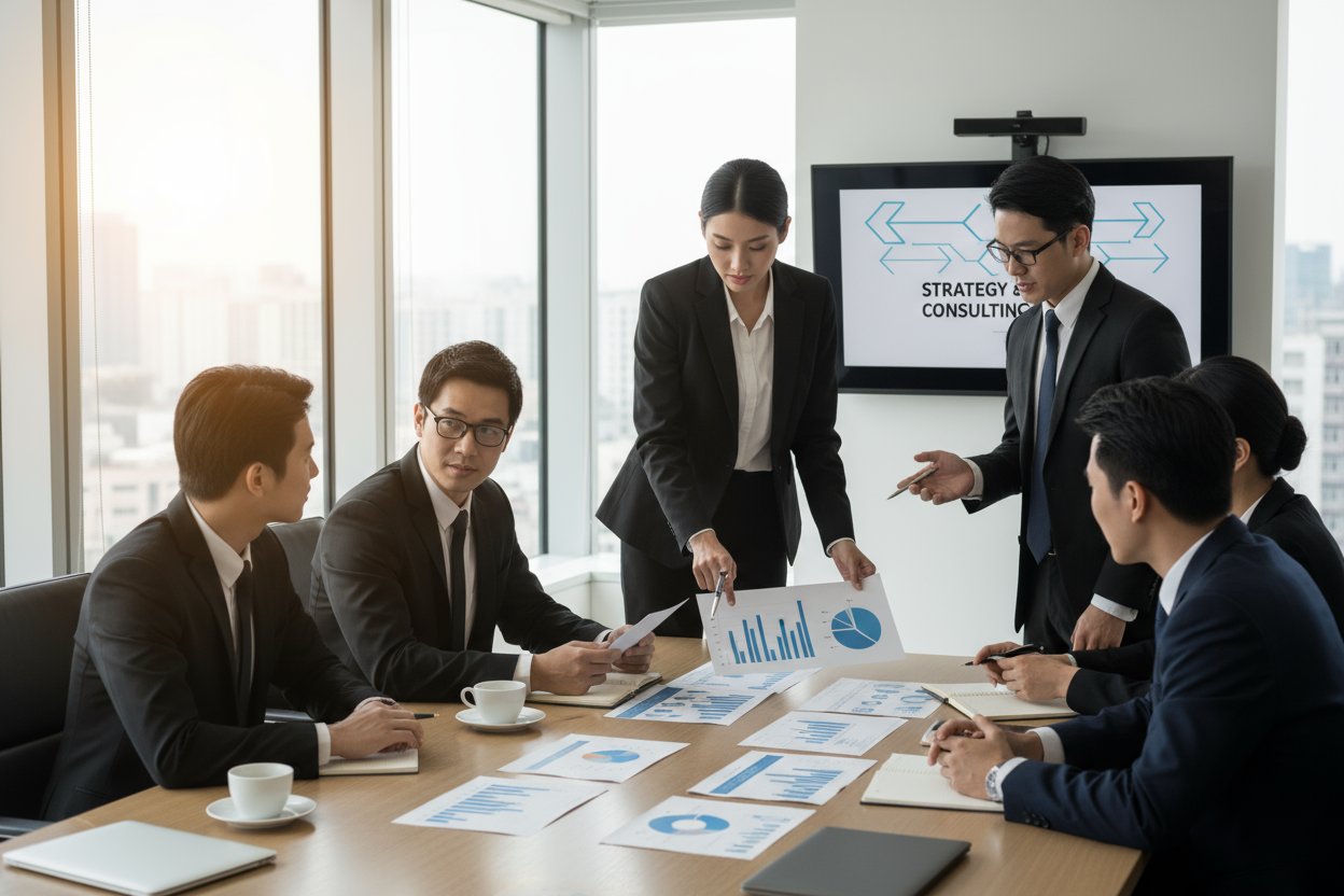 Strategy & Consulting Stock Image