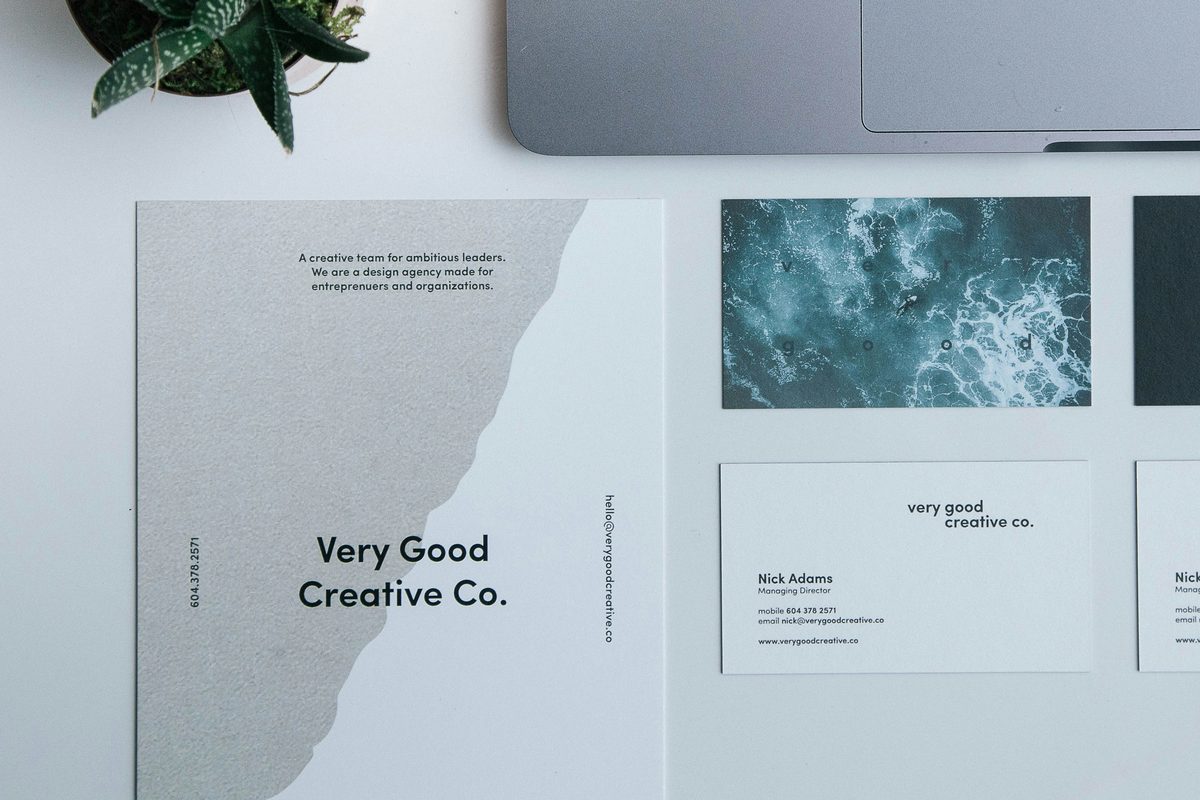 Brand identity concepts with colour palettes and logo sketches